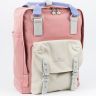 Рюкзак с отделением для ноутбука Doughnut 40509 бежевый, розовый