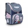 Рюкзак школьный с мешком Grizzly RAm-184-11 синий - серый (Gr28168)