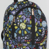 Детский рюкзак Rise М-131д черный с разноцветным принтом
