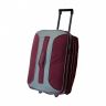 Дорожная сумка чемодан на колесах Akubens АК2040 бордовая с серым